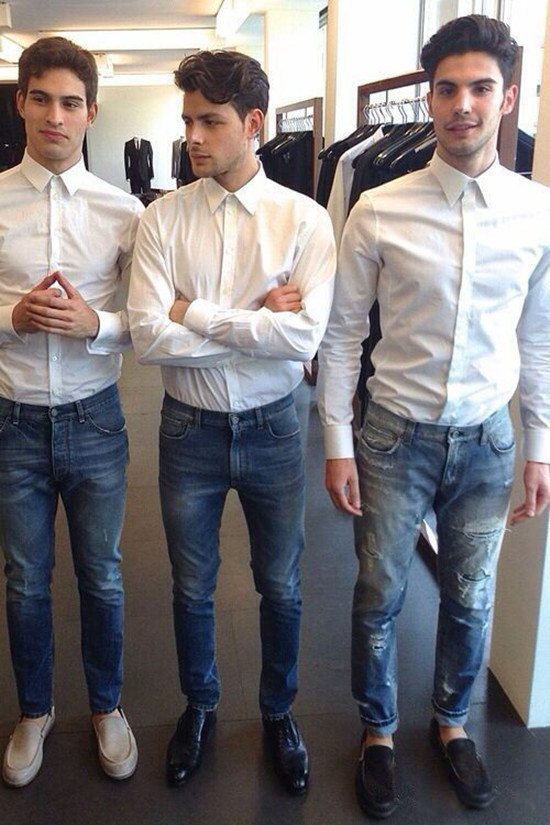 男人白衬衫的不同穿法-服装潮流搭配-服装设计