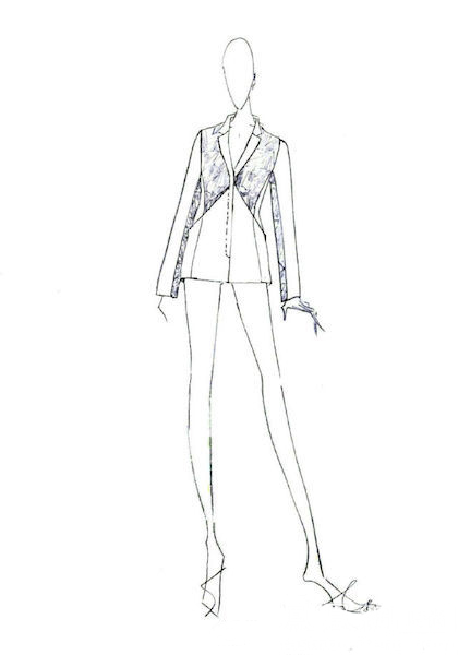 中国国际时装周 2015春夏设计师手稿欣赏-时装