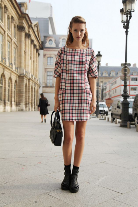 格纹时尚，经久不衰-潮流搭配服装设计大赛