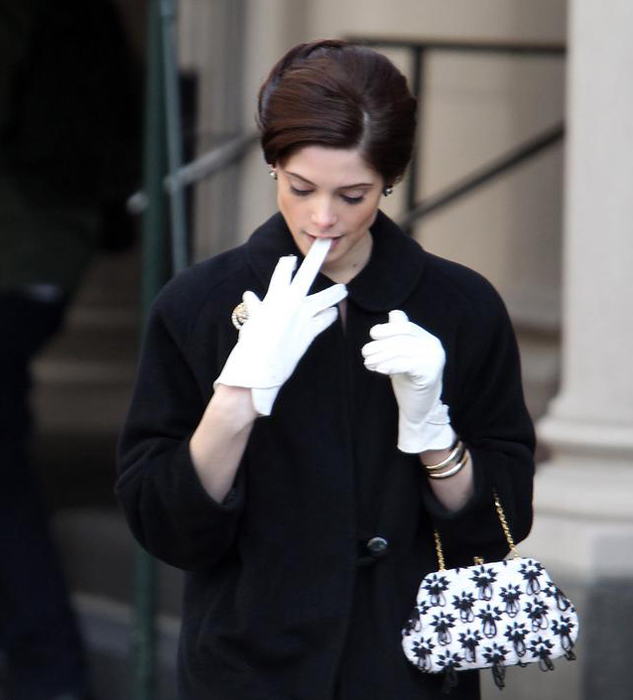 看明星带什么手套 御寒造型两不误-配饰\/单品服