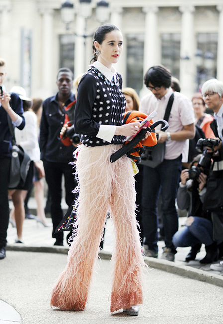 带着你的飘逸飞过最后的寒流-潮流搭配服装设