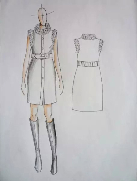 J.Queen谢家齐:2015\/16秋冬系列手稿鉴赏-时装