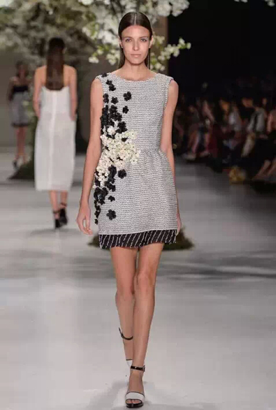 花朵也要玩3D,2015圣保罗时装周-服装时装周