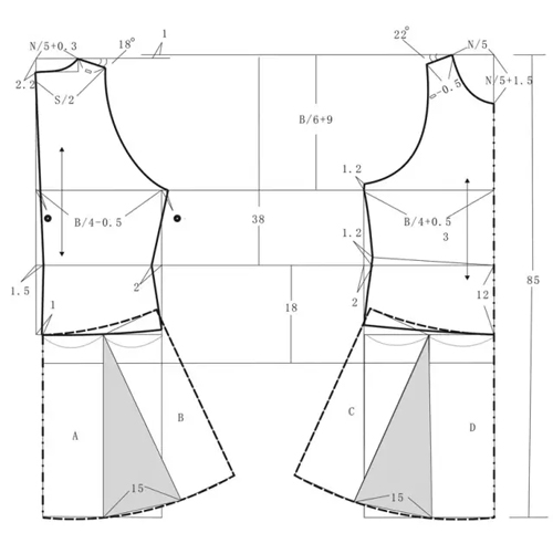 服装裁剪|大红色皮质,连衣裙最抢眼!-裁剪放码