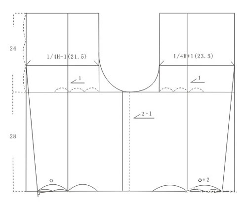 全新裤子制版法-O式服装纸样设计系列教程(