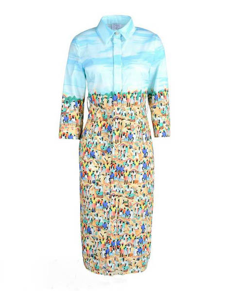 连衣裙搭腰带,蛮腰长腿立马有!-服装潮流搭配-