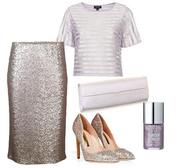 今天穿什么:轻熟女亮片裙怎么搭配?-服装潮流