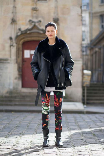 羊羔毛和飞行员夹克合体了!-服装潮流搭配-服装设计网