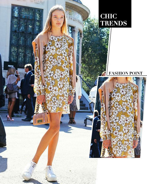 穿碎花连衣裙就一定会是小清新style吗?当然不