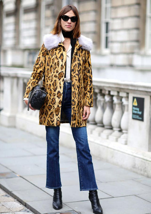 换季最强搭配法则:高跟短靴+九分牛仔裤+外套