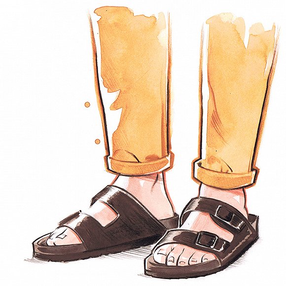 男士套袜子穿凉鞋怎么就大叔了?-服装潮流搭配