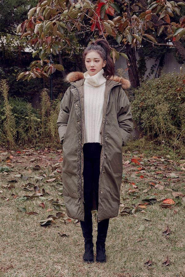 羽绒服里面穿什么好看 甜美帅气随意切换-服装