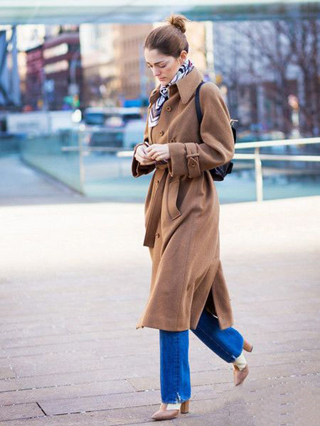 驼色大衣配这4种颜色真好看!你还不赶紧学起来