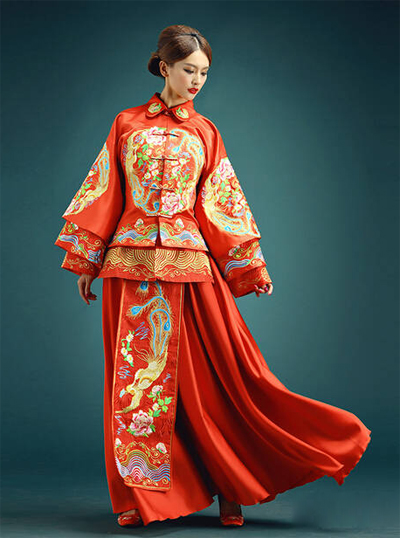 |秀禾服|精美复古的中式礼服-服装服饰文化-服装设计网