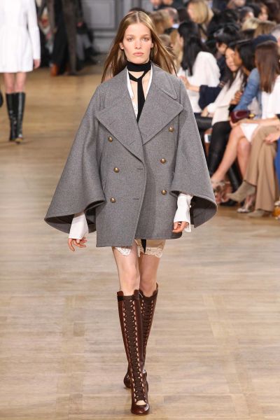Chloé 2015秋冬巴黎时装秀 小女孩变成熟-服