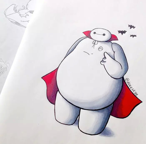 超萌大白变装秀