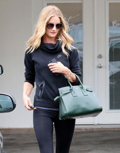 国外明星钟爱的Saint Laurent Sac de Jour经典包袋-中国品牌服装网