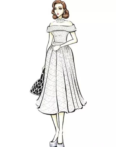 简笔画非常美的婚纱_婚纱简笔画(2)