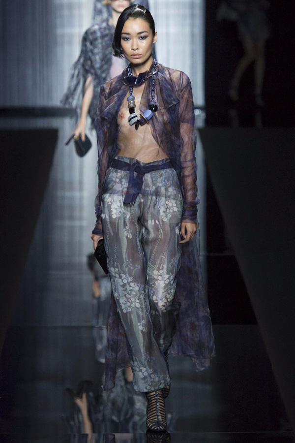 米兰时装周:Giorgio Armani 2017春夏系列秀发