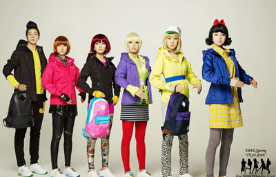 Wonder Girls代言EXR 演绎2010春夏服装-服装