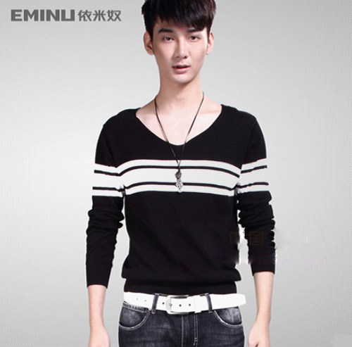 EMINU与男士一起唱响冬季黑色毛衣风尚-服装