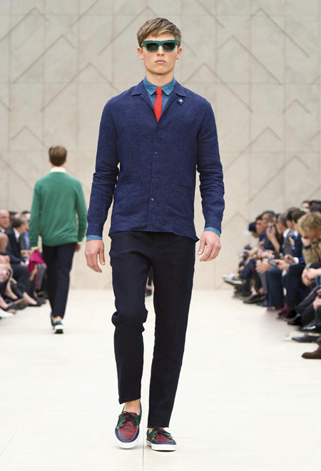 Burberry Prorsum 2014春夏男装发布-服装时尚