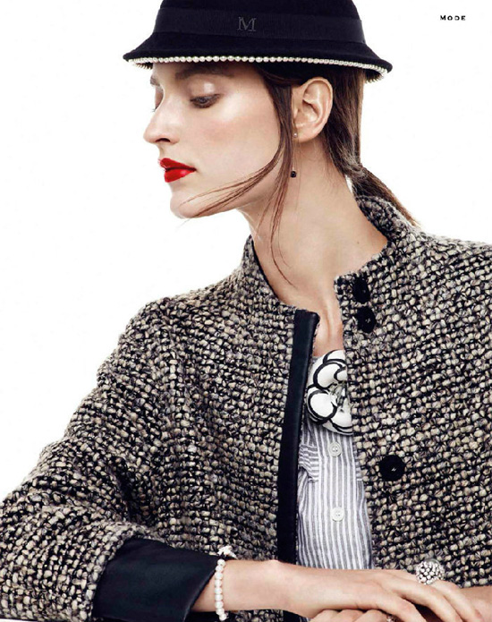 Marikka Juhler 演绎香奈儿最新时装大片-服装时