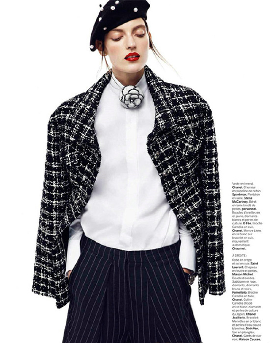 Marikka Juhler 演绎香奈儿最新时装大片-时尚聚