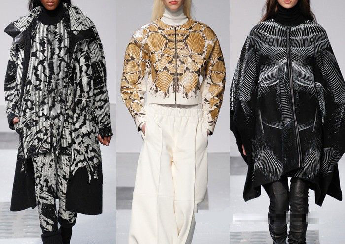 2014-2015巴黎时装周印花流行趋势