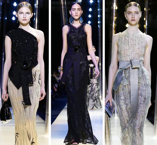 阿玛尼大师级东方文竹水墨课-服装t台秀场-服装设计网