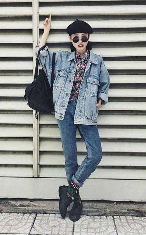 撞色袜子营造出来的冲突感,和趣味袜相同,都是在视觉上给人一种
